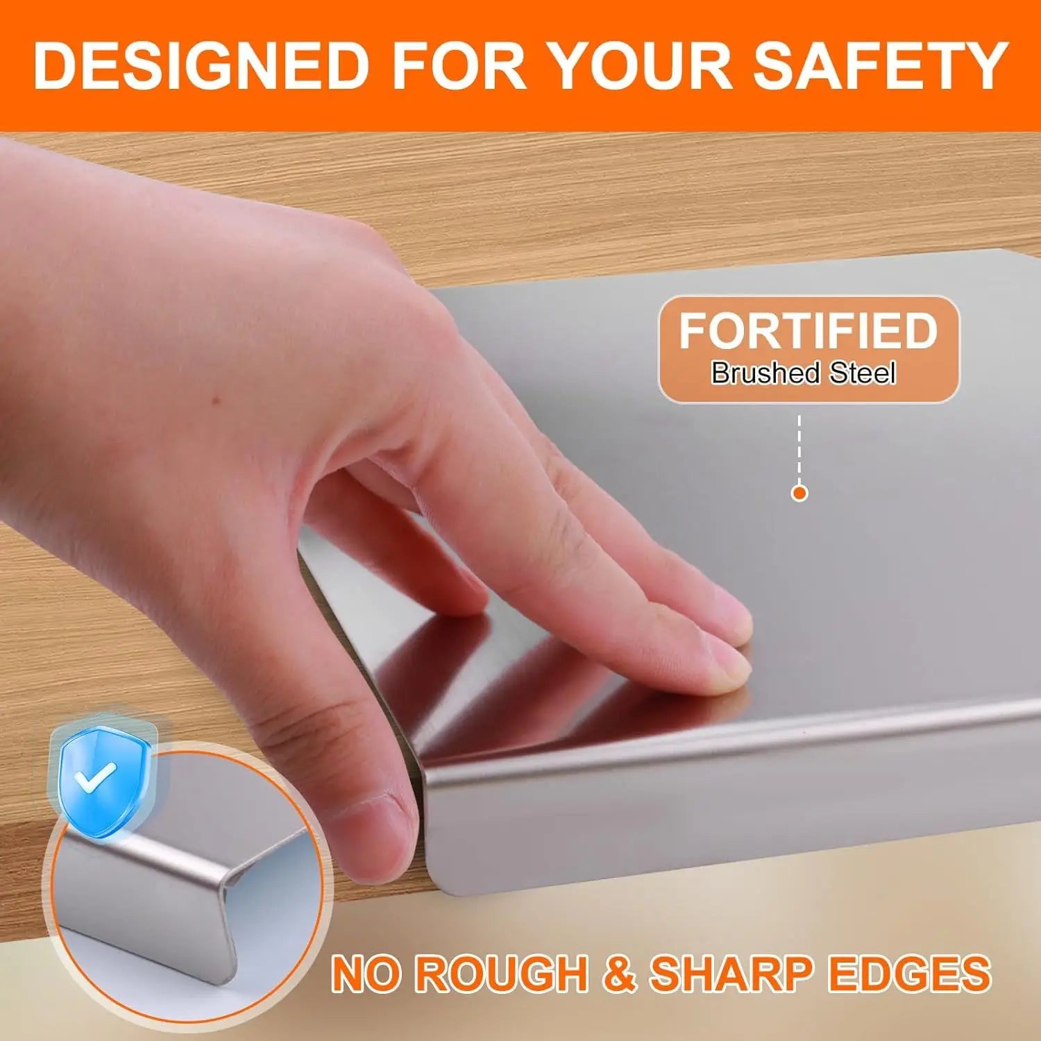 Large Stainless Steel Cutting Board