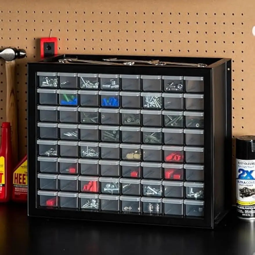 64-Drawer Stackable Organizer Cabinet