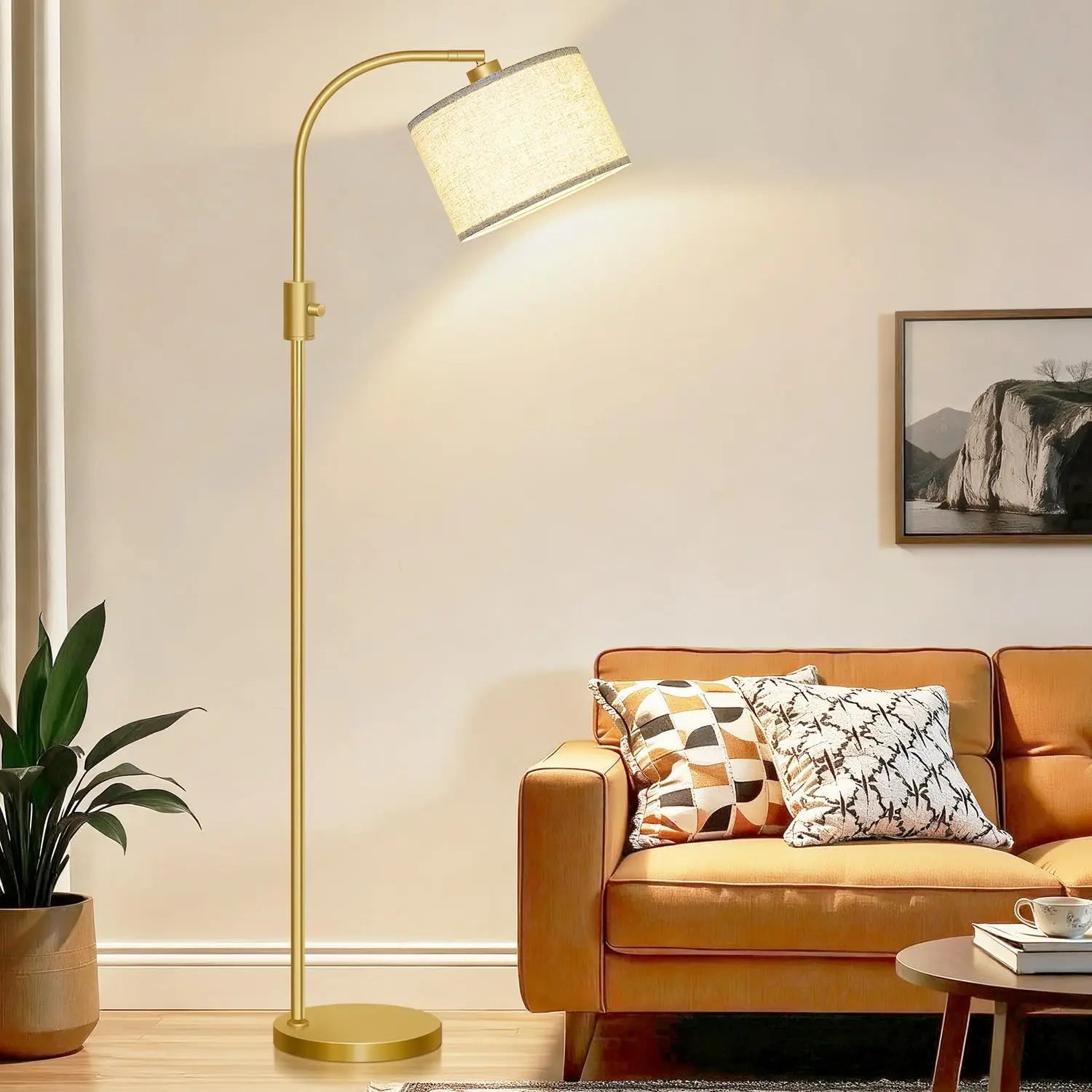 Modern Arc Dimmable Floor Lamp