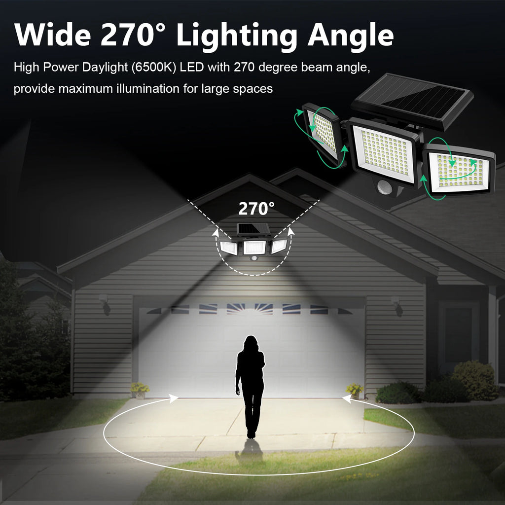 3 Pack Outdoor Solar Lights