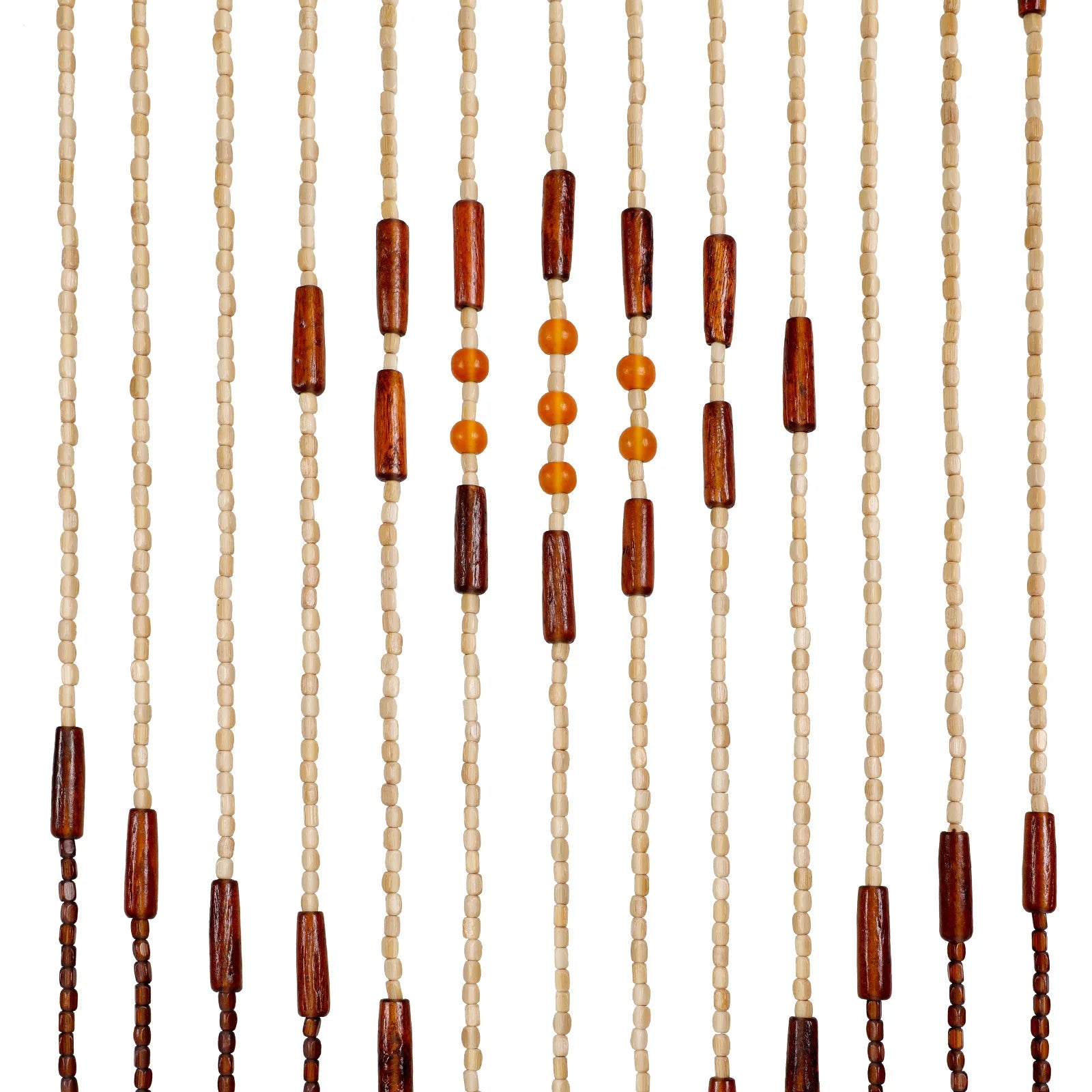 Line Retro Wooden Bead Curtain Blinds