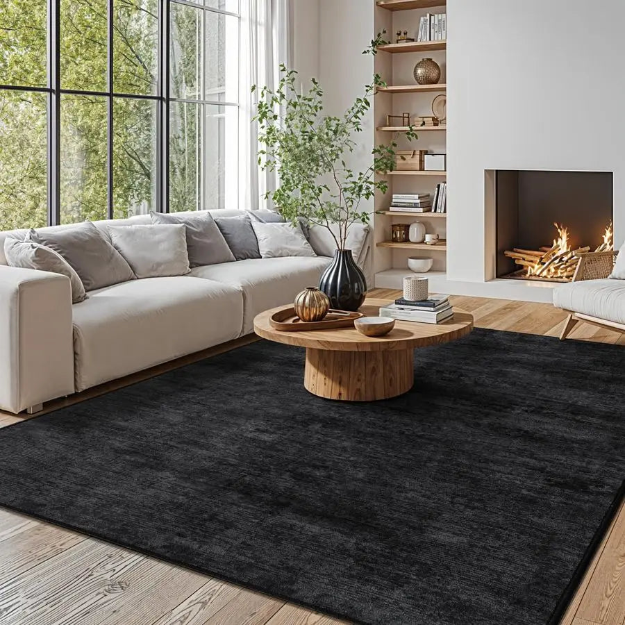 Area Rugs for Living Room Stain Resistant Non Slip
