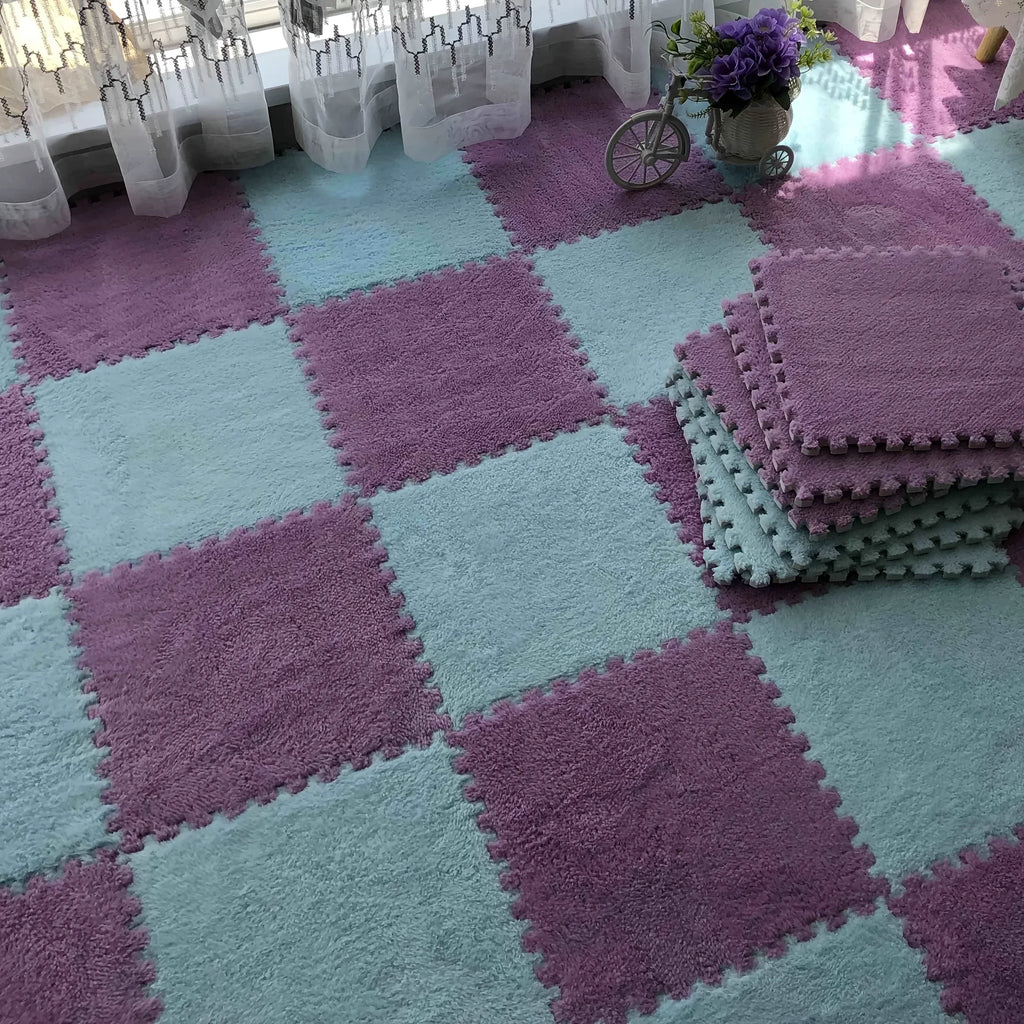 24PCS Solid interlocking foam mat