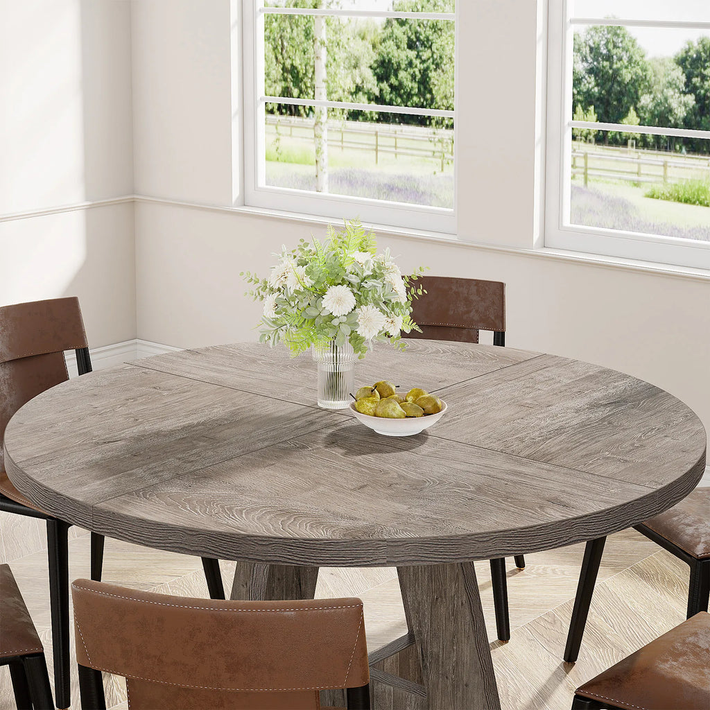 Round Dining Table for 4