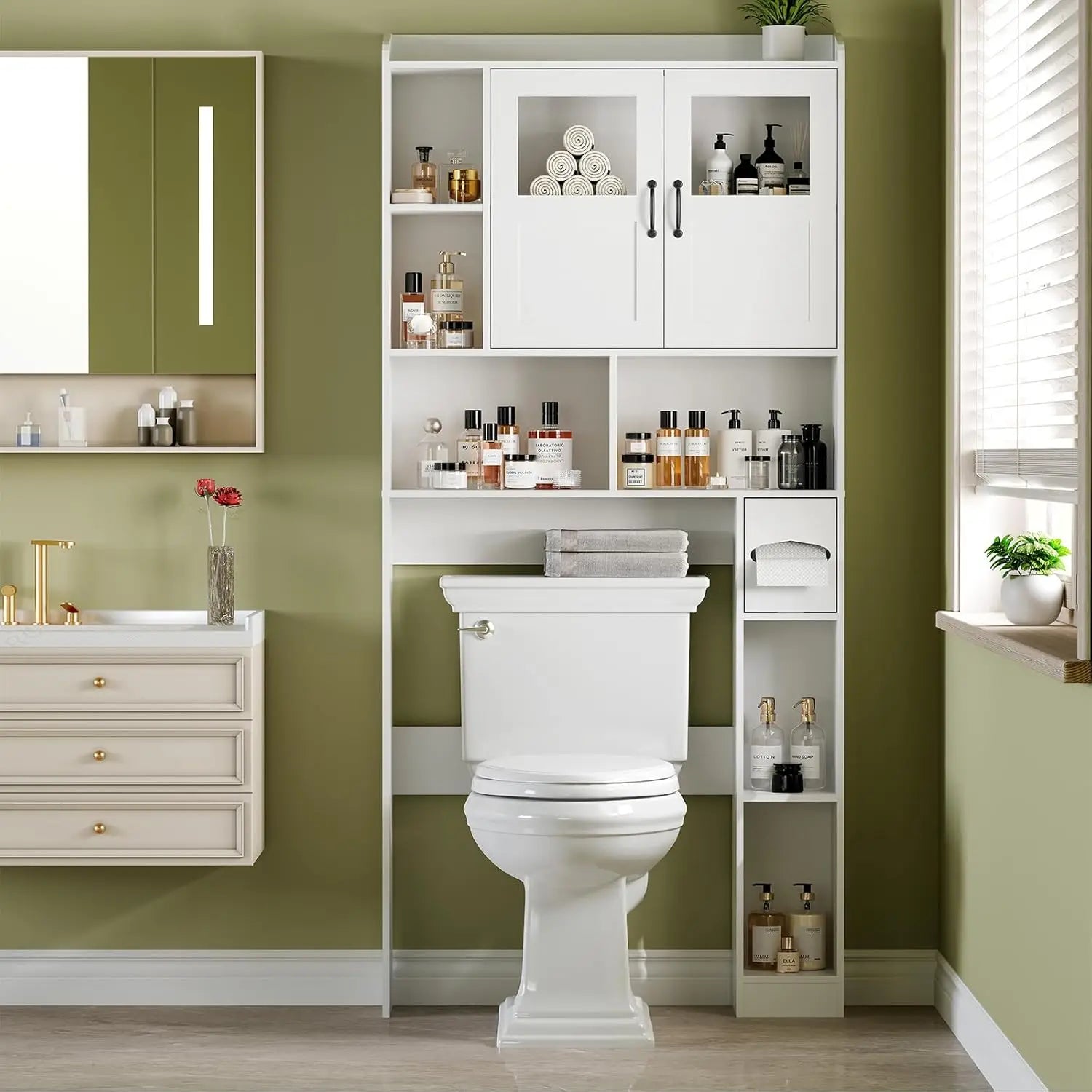 Over Toilet Storage Cabinet