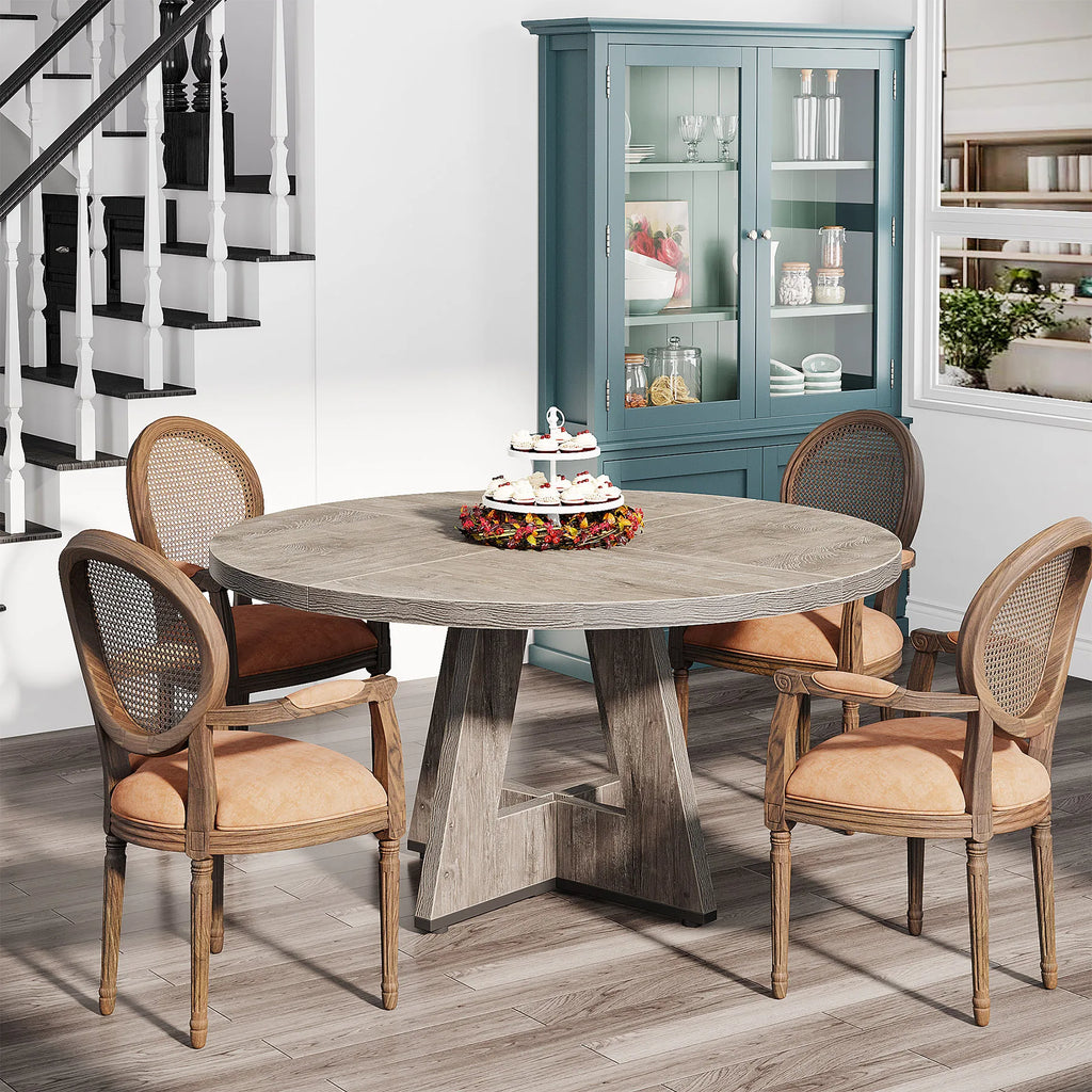Round Dining Table for 4