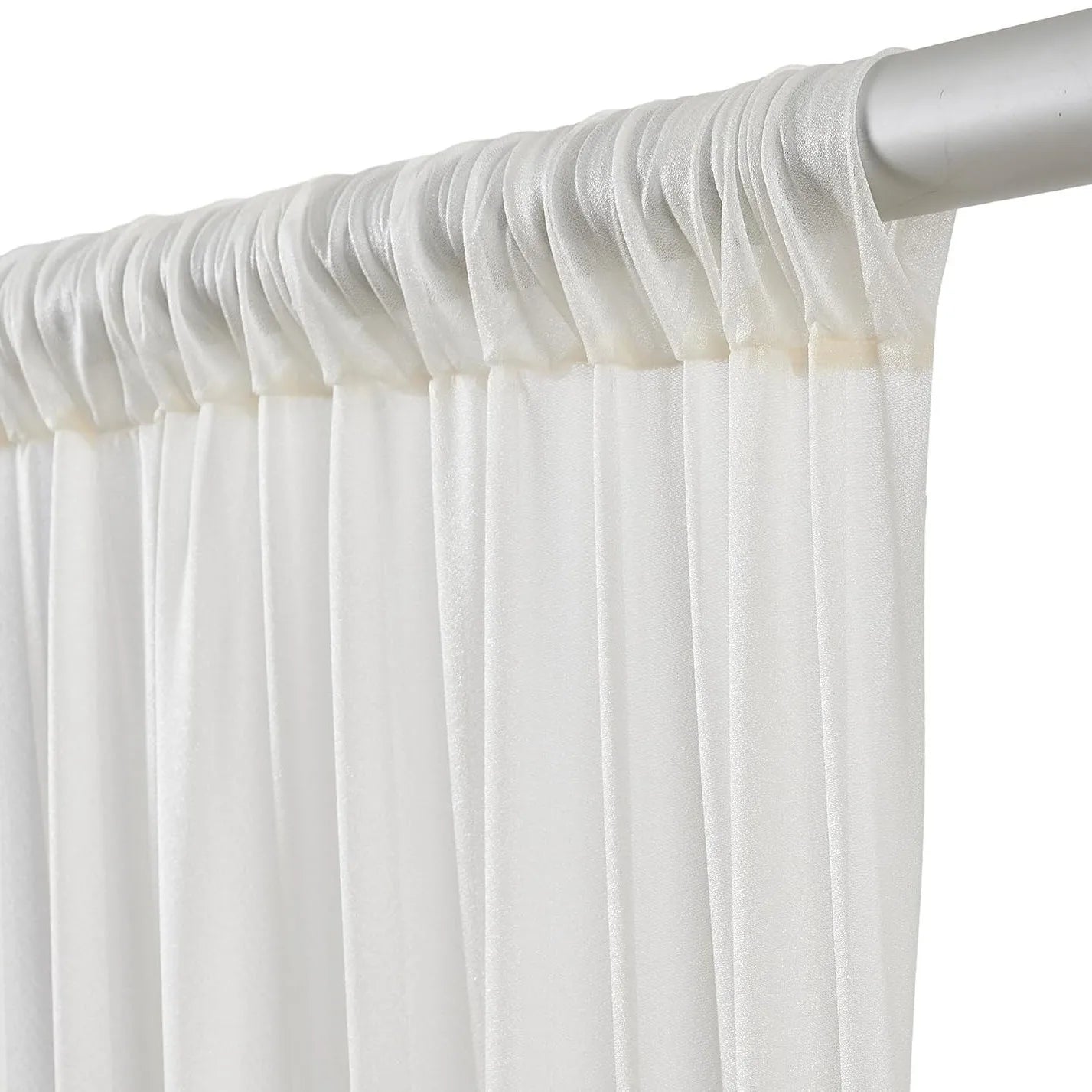 Backdrop Curtains Wrinkle-Free Sheer Chiffon