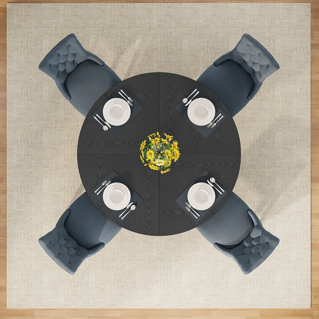 Round Dining Table for 4