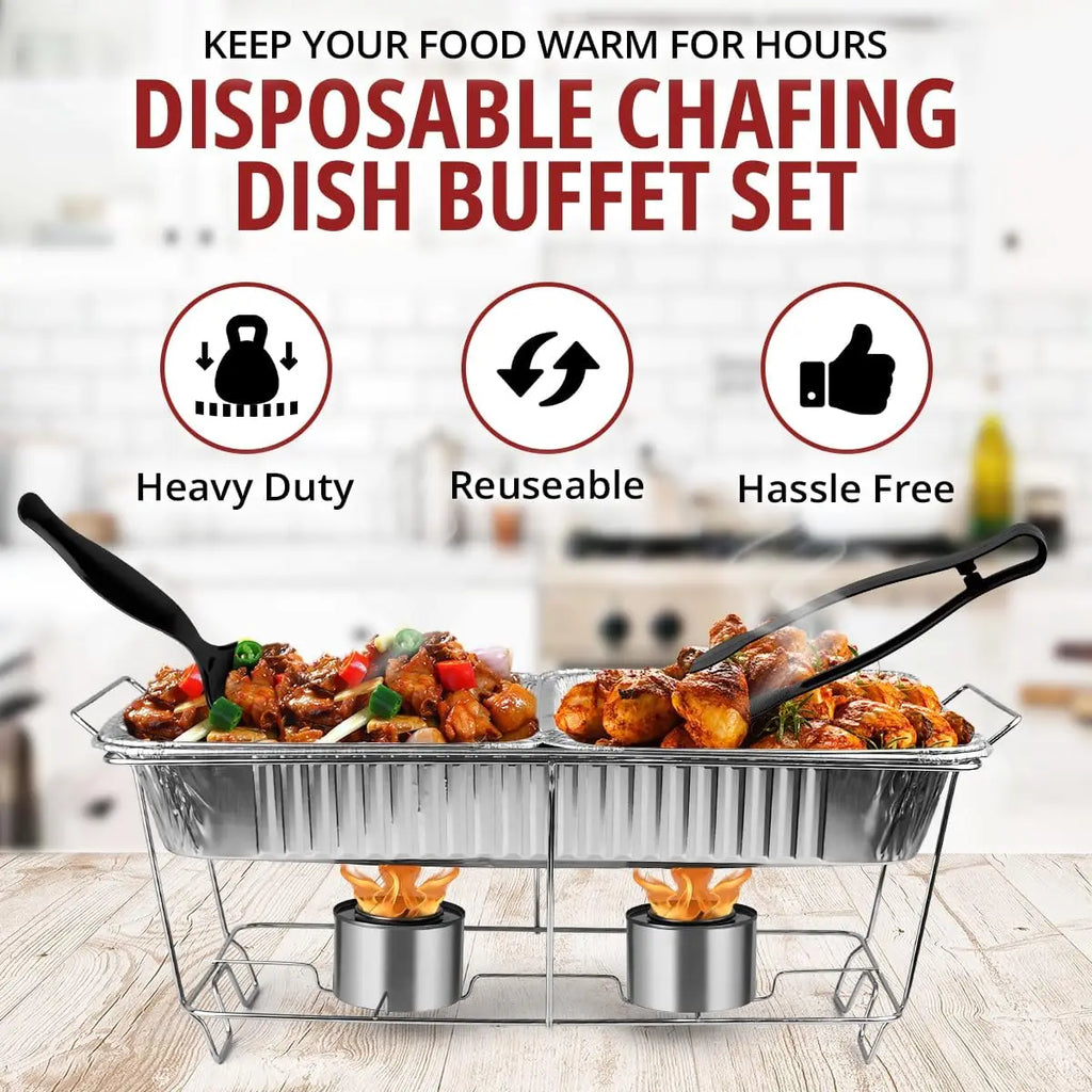 33-Piece Disposable Chafing Dish Set