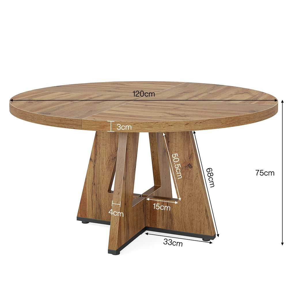 Round Dining Table for 4