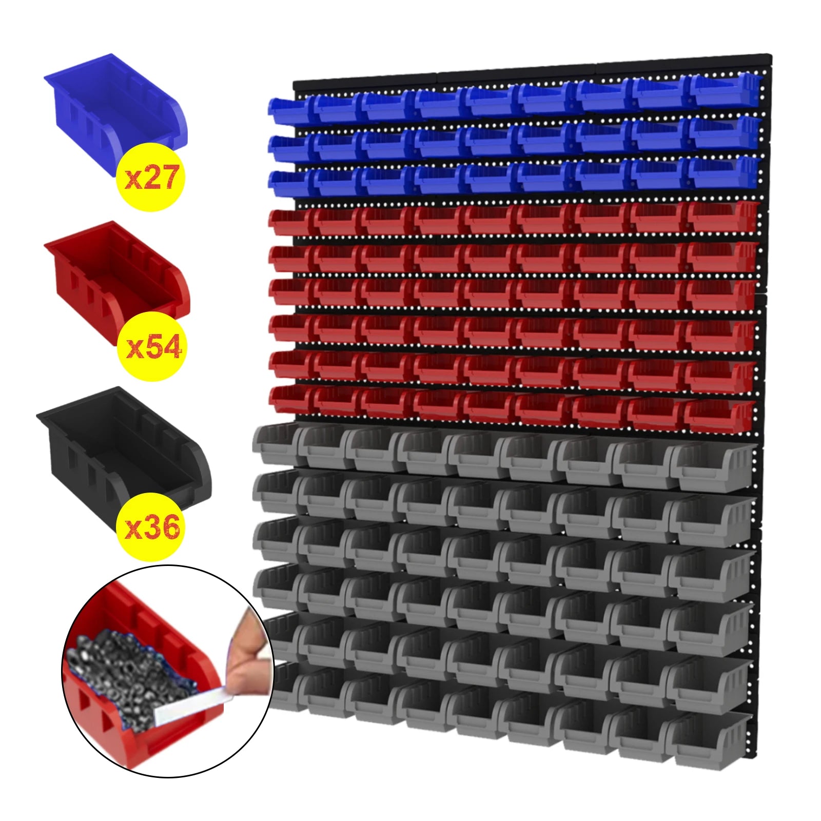 Wall-Mounted Tool Organizer System
