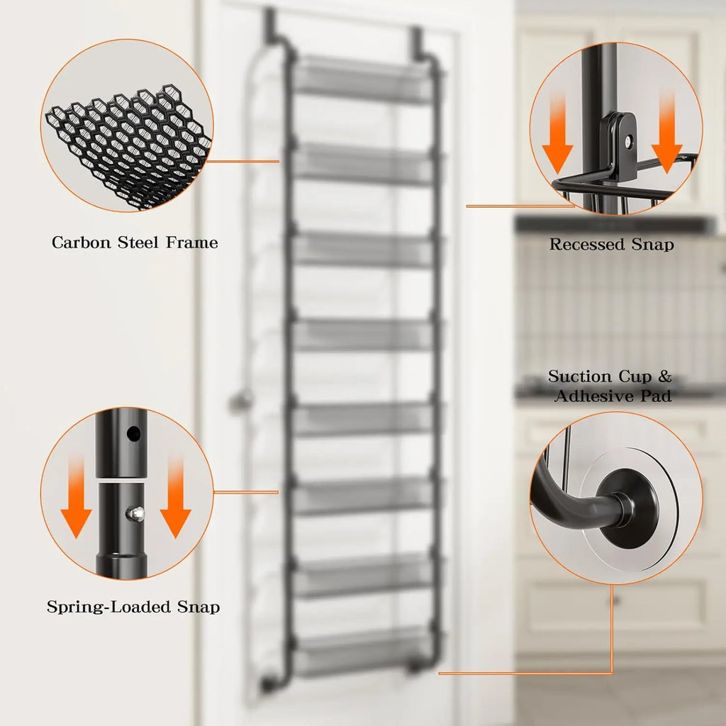 8-Tier Over Door Pantry Organizer