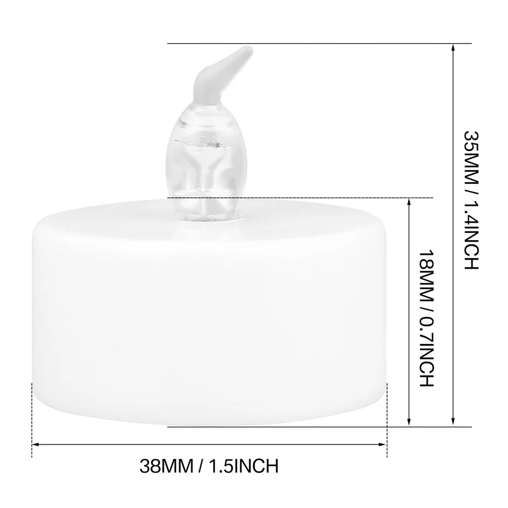 Flameless Flickering Battery Operated Tea Light Candles