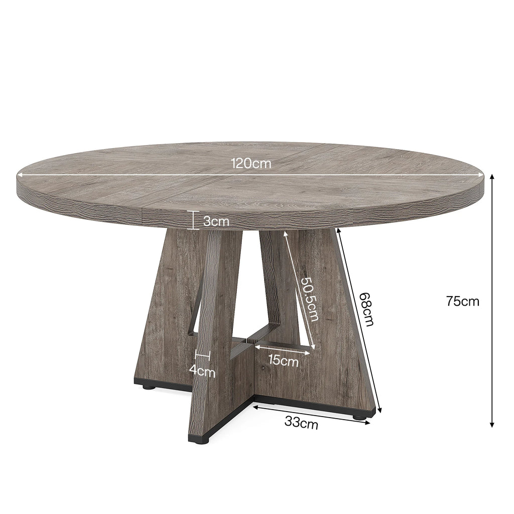 Round Dining Table for 4