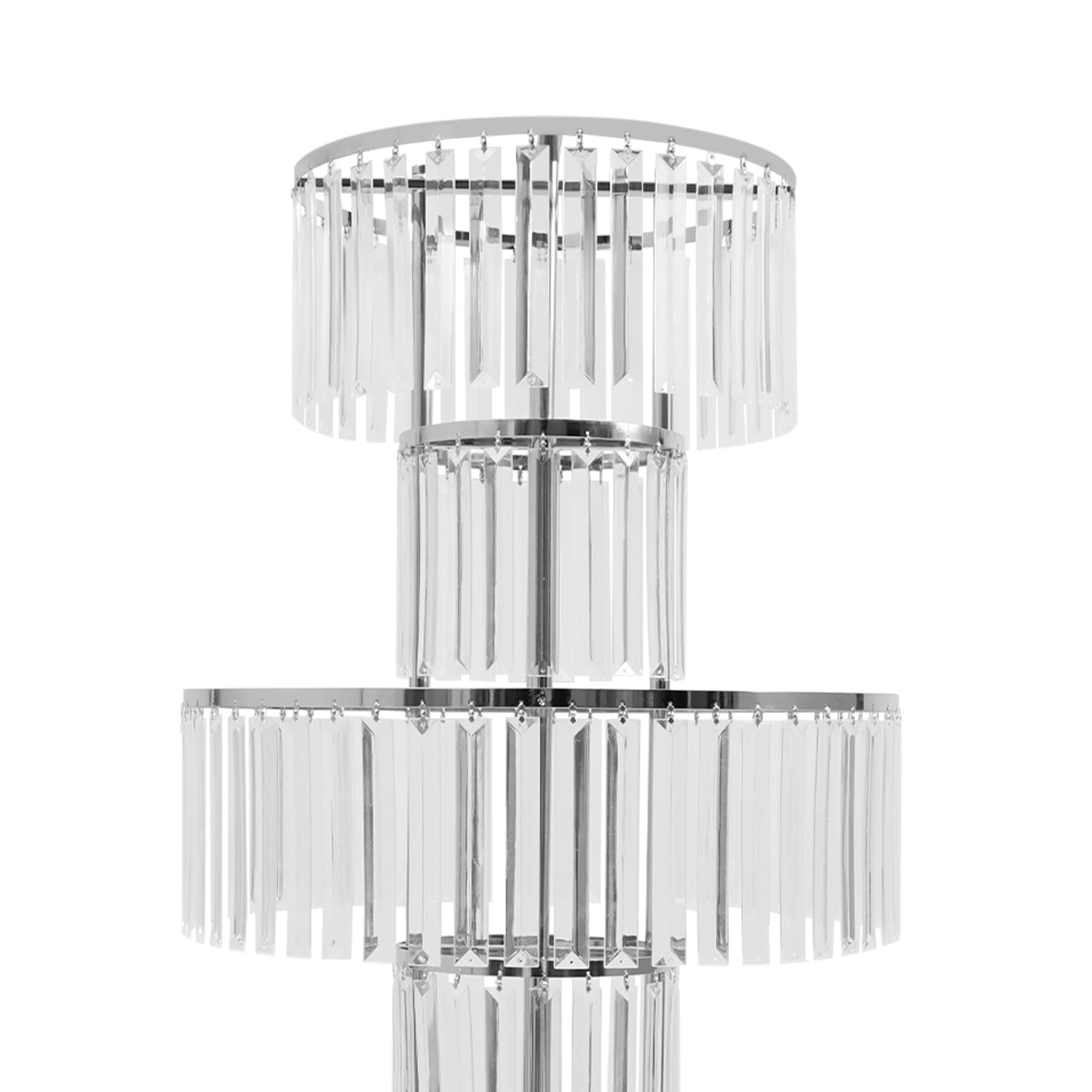 2PCS 5-tier Crystal Flower Stand