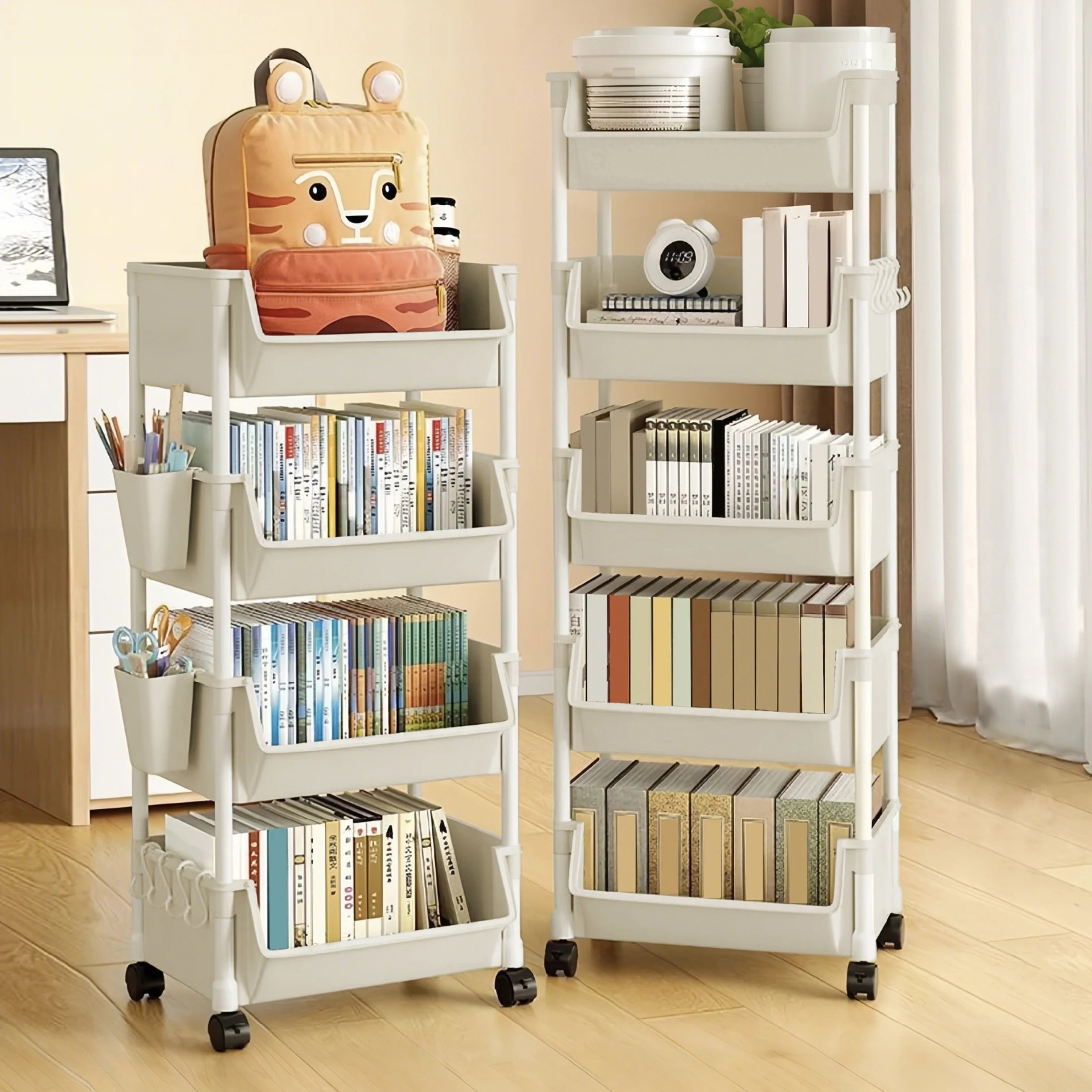 Foldable Trolley Kitchen Storage Organizer