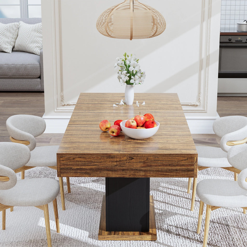 Dining Table with 2 Drawers