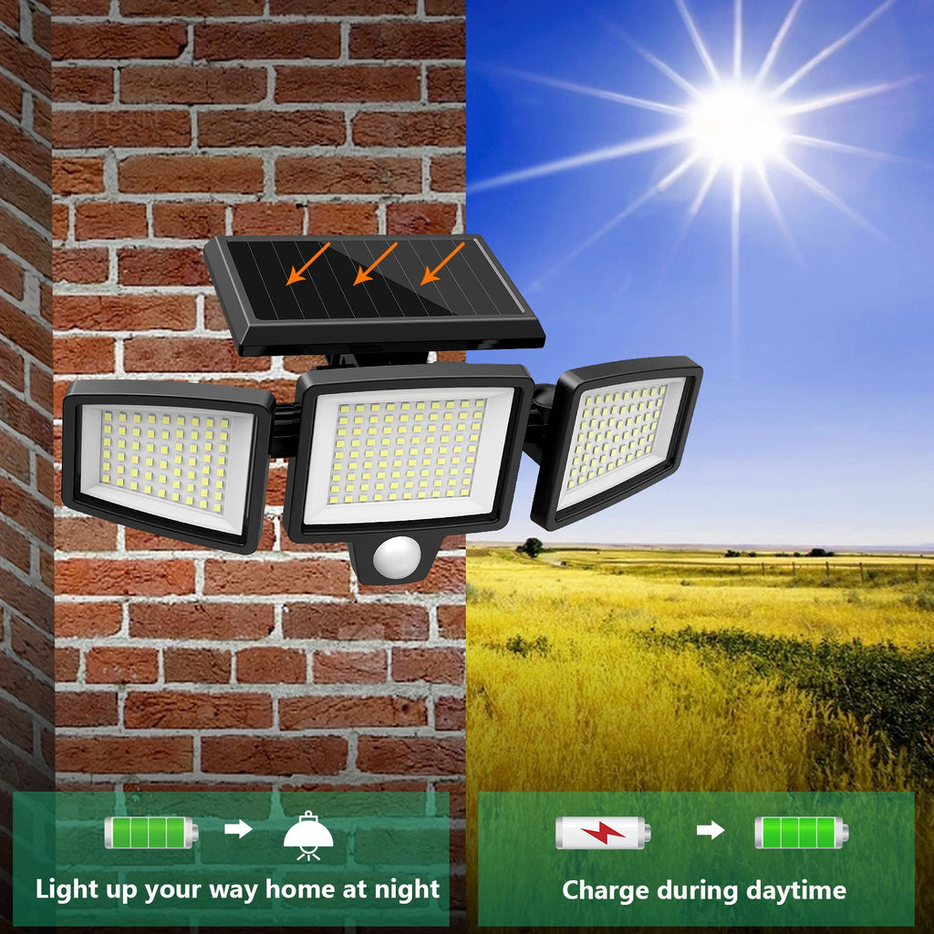 3 Pack Outdoor Solar Lights