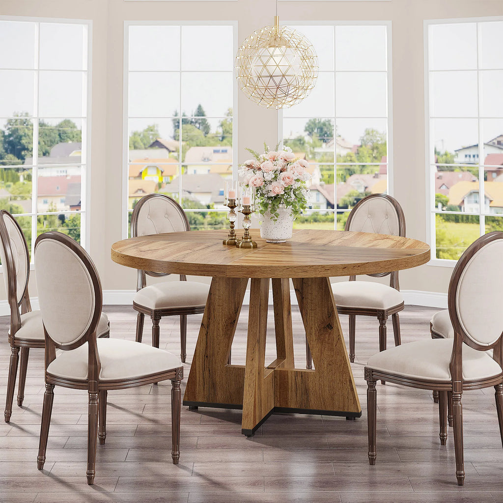 Round Dining Table for 4