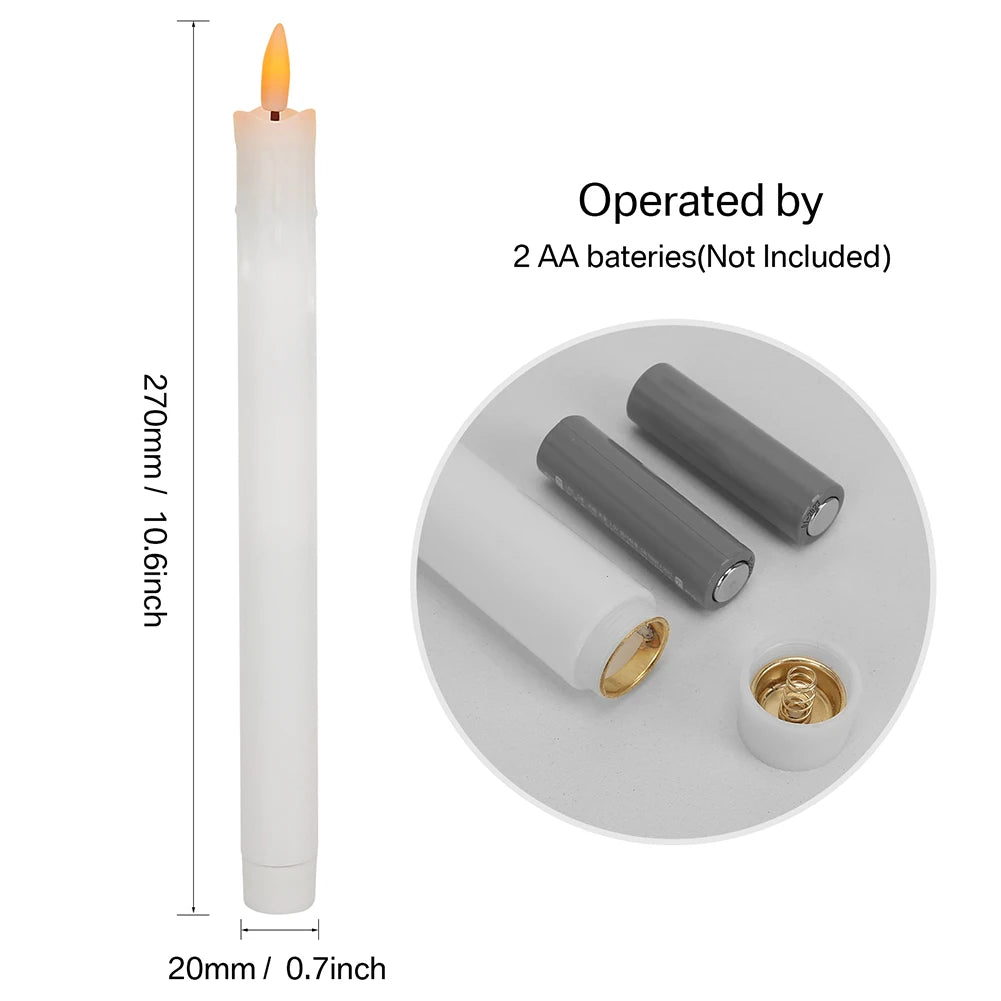 Flameless Flickering Battery Operated Tea Light Candles
