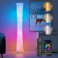 LED Corner Floor Lamp with Music Sync