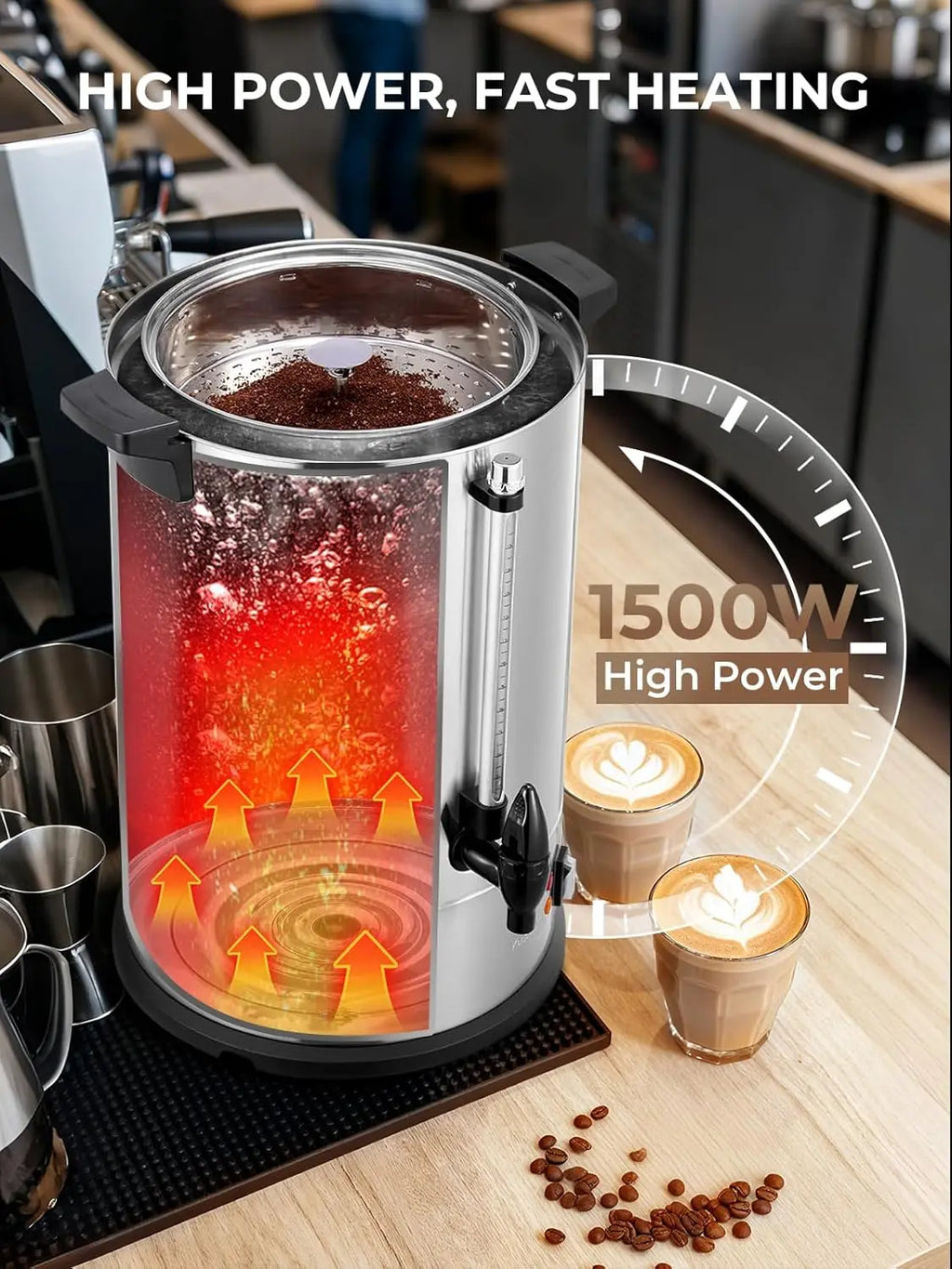 Commercial Coffee Maker Electric Hot Beverage Dispenser