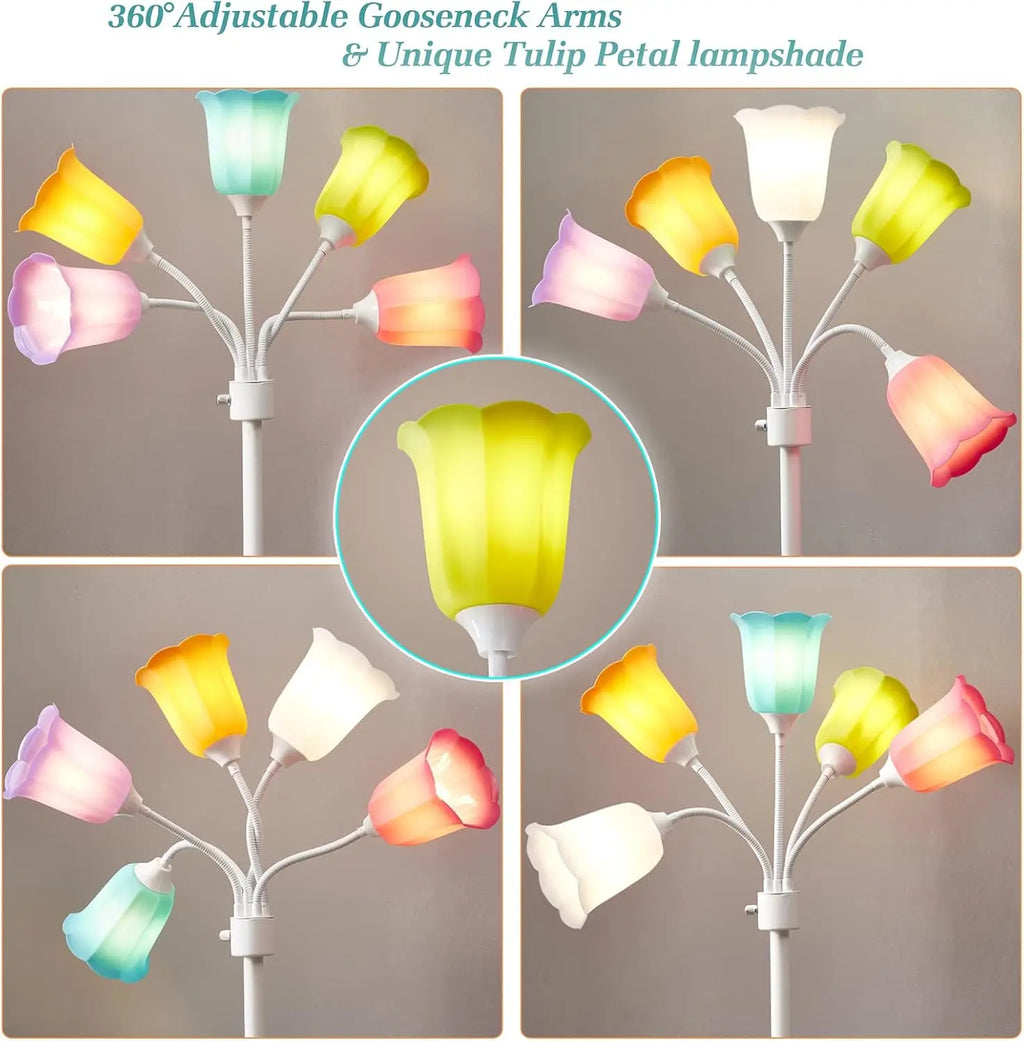 Modern Adjustable Multi-Head Floor Lamp