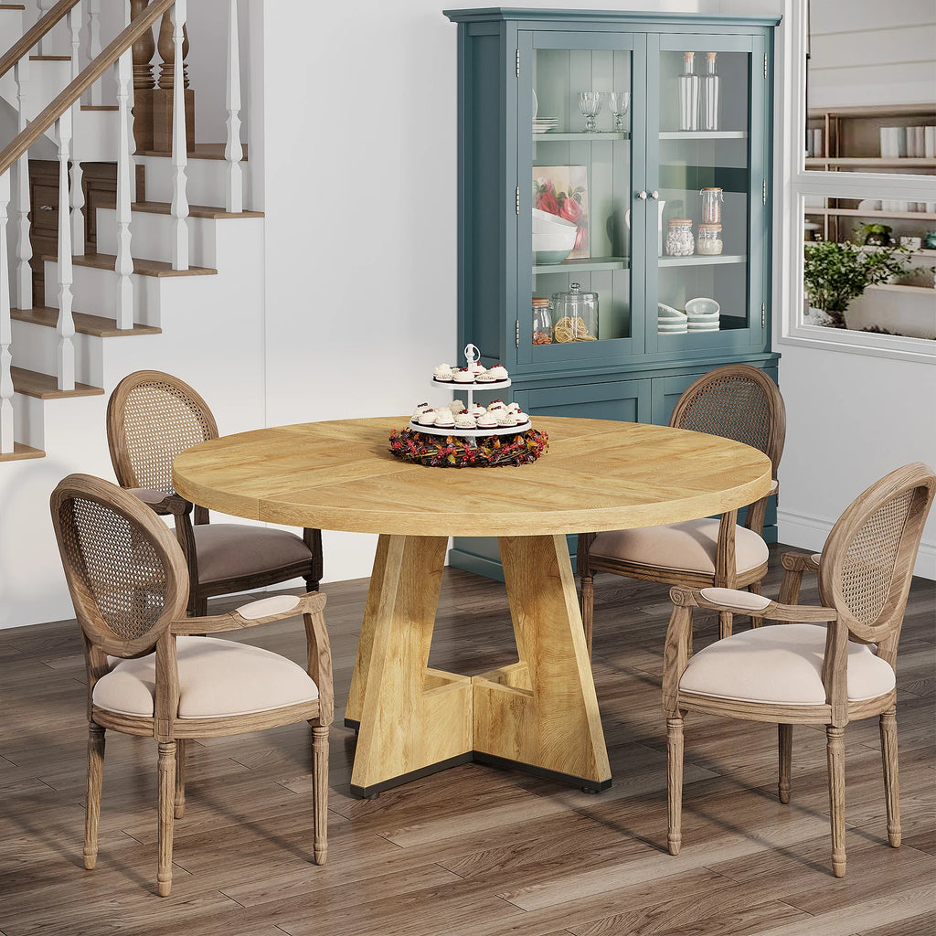 Round Dining Table for 4