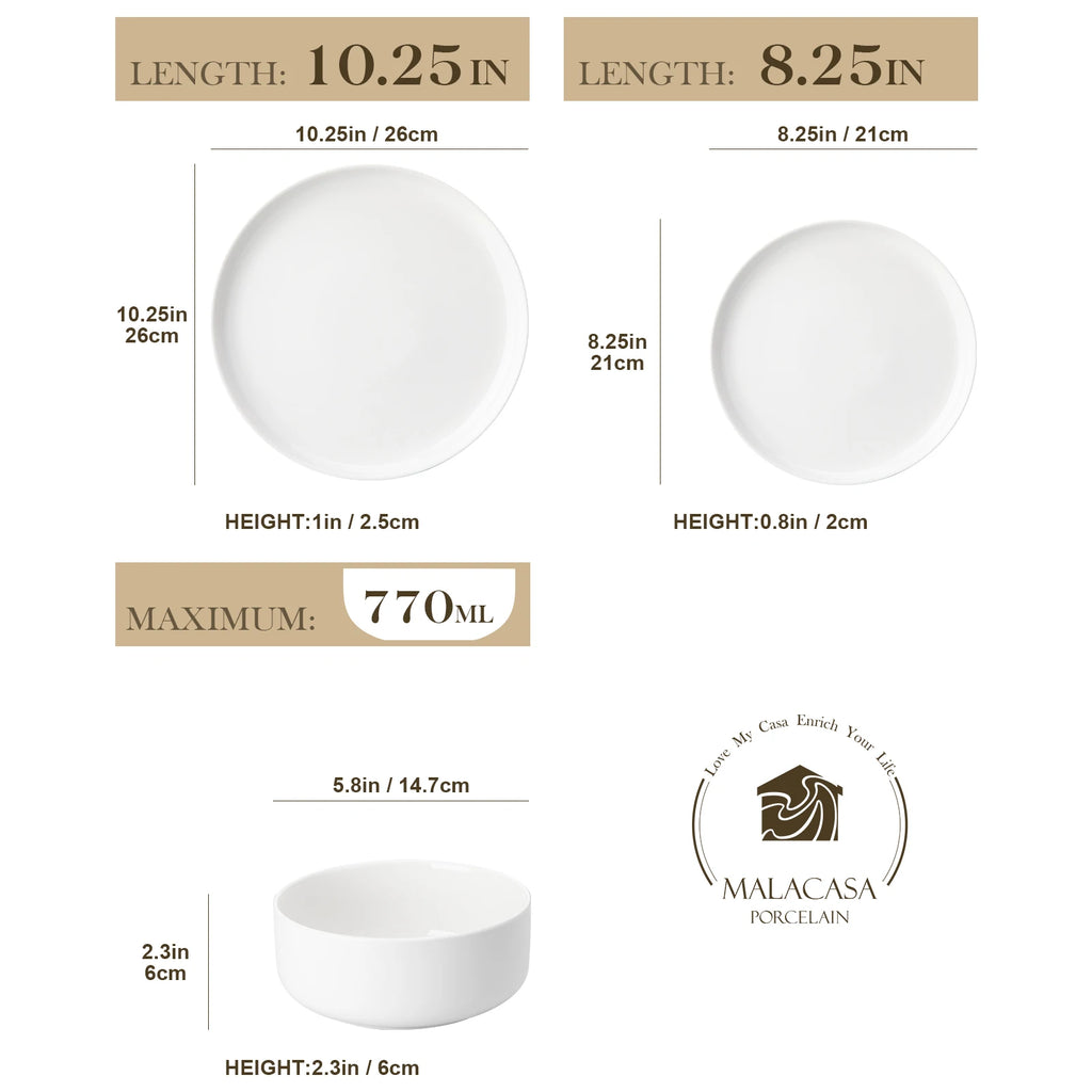 Porcelain Dinnerware Set