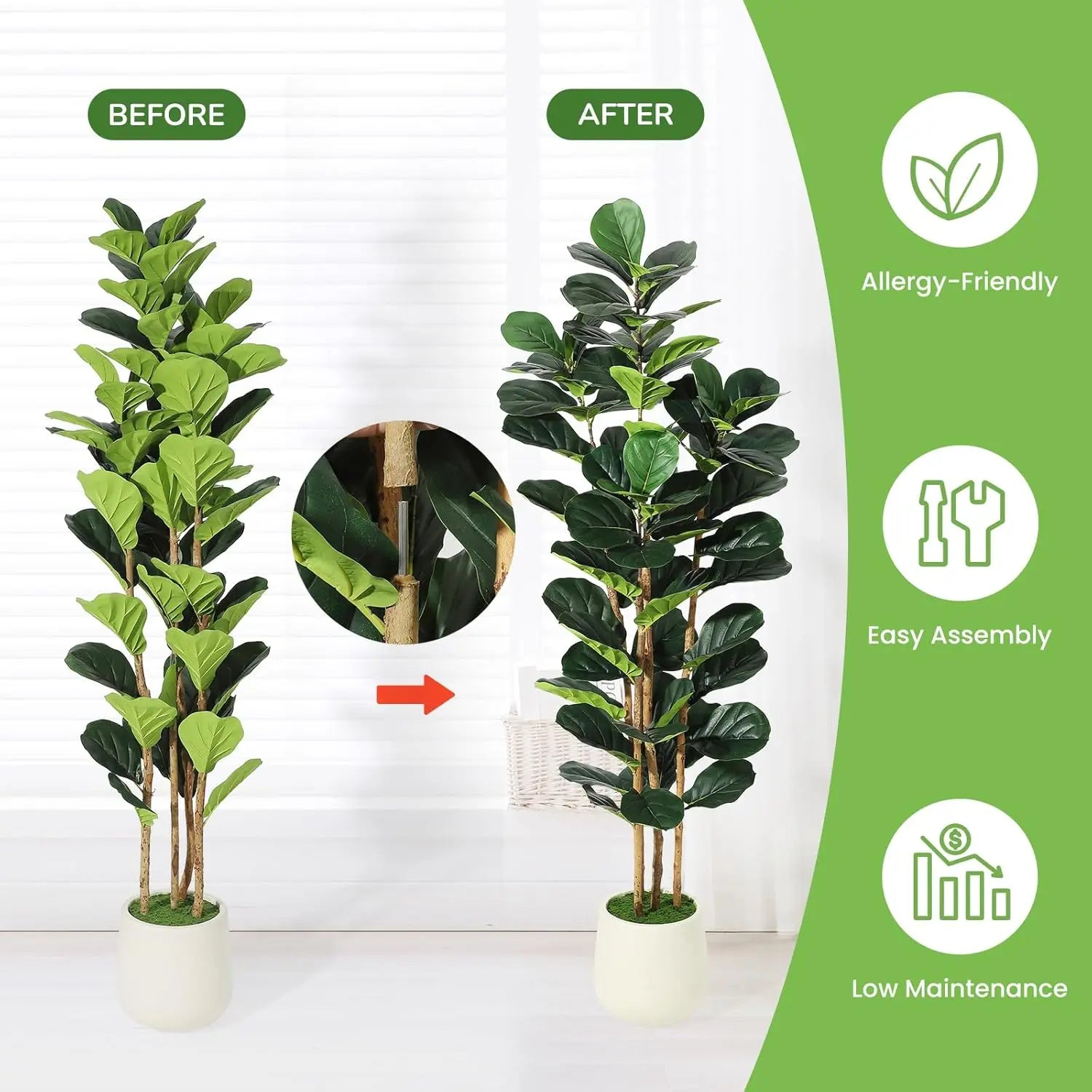 Artificial Fiddle Leaf Fig Tree