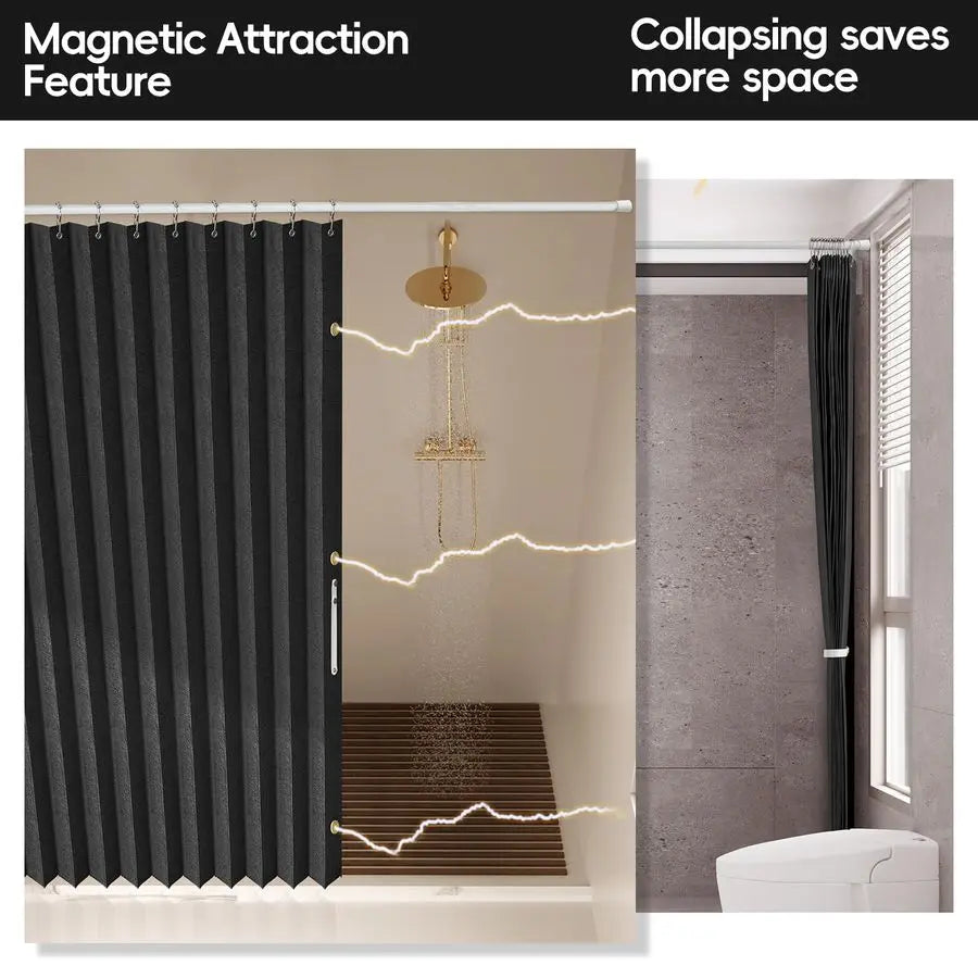 Accordion Shower Curtain