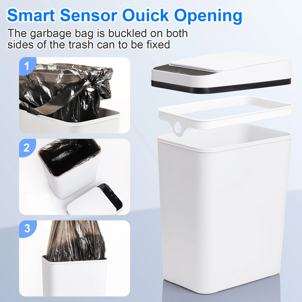 Bathroom Automatic Trash Cans