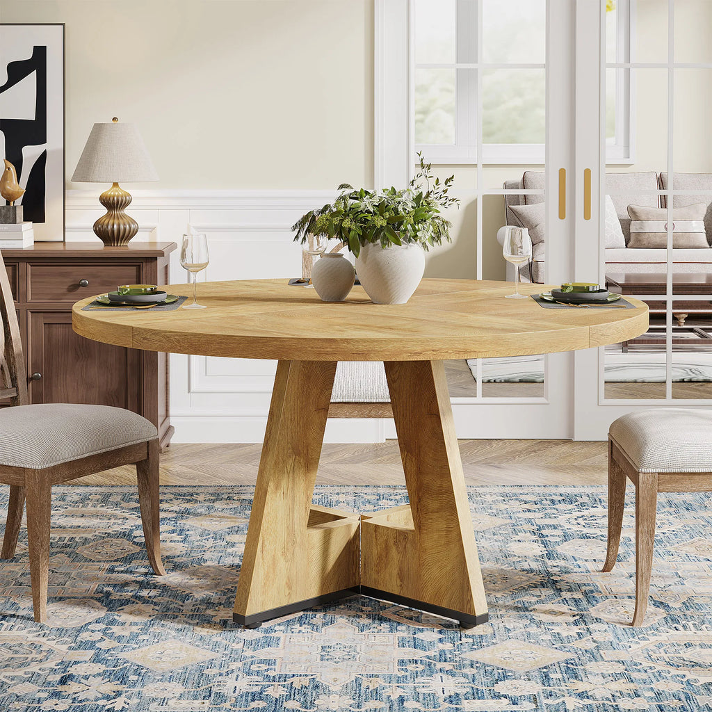 Round Dining Table for 4