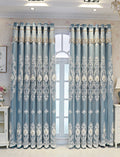 1PC Luxury vintage-style embroidered curtains