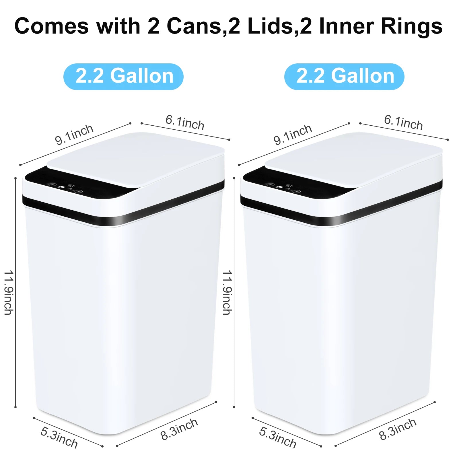 Bathroom Automatic Trash Cans