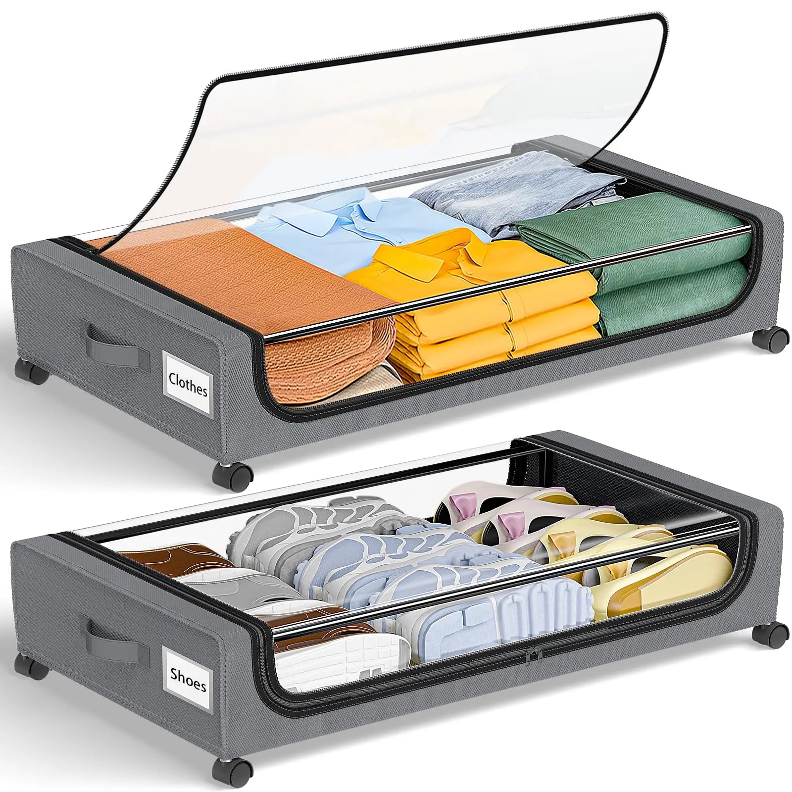 Under Bed Storage With Wheels