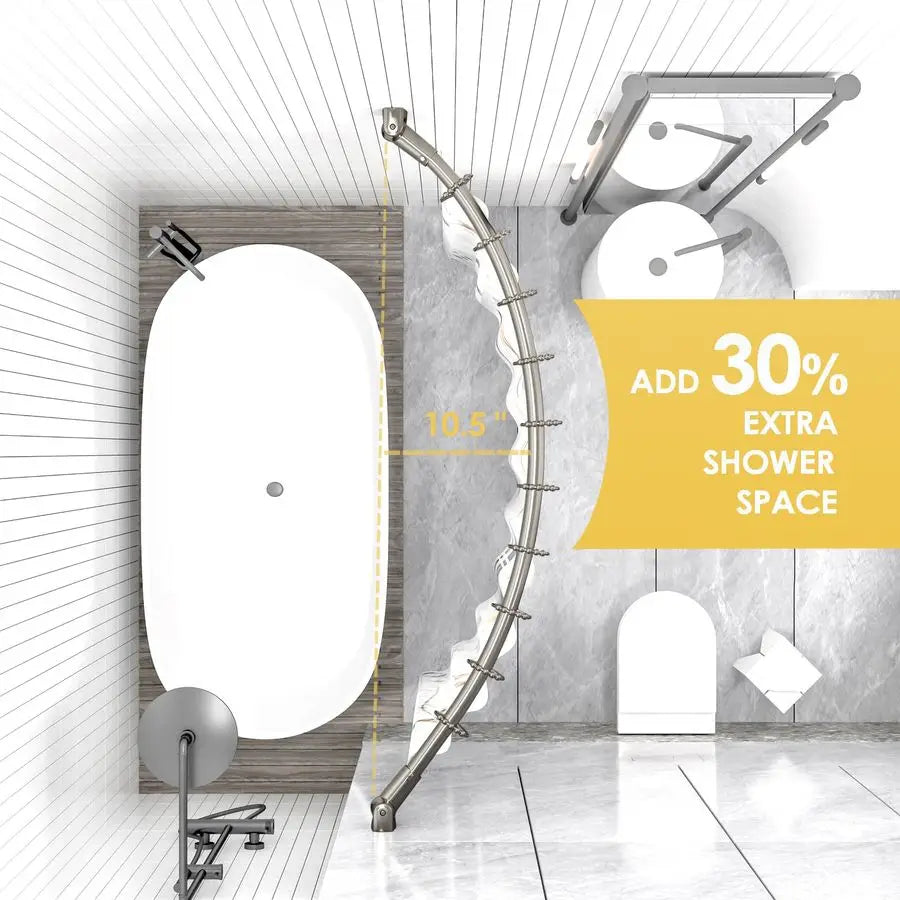 Curved Shower Rod