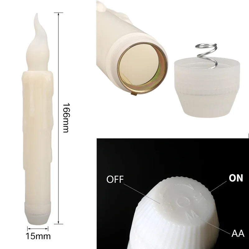 Flameless Flickering Battery Operated Tea Light Candles