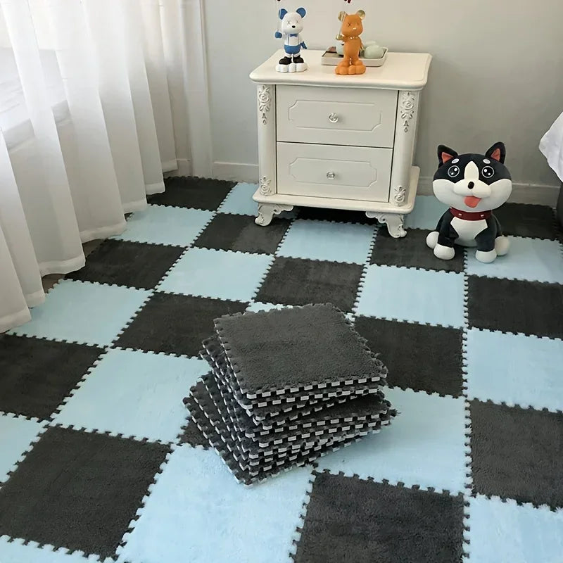 24PCS Solid interlocking foam mat
