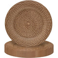 Faux Rattan Charger Plates