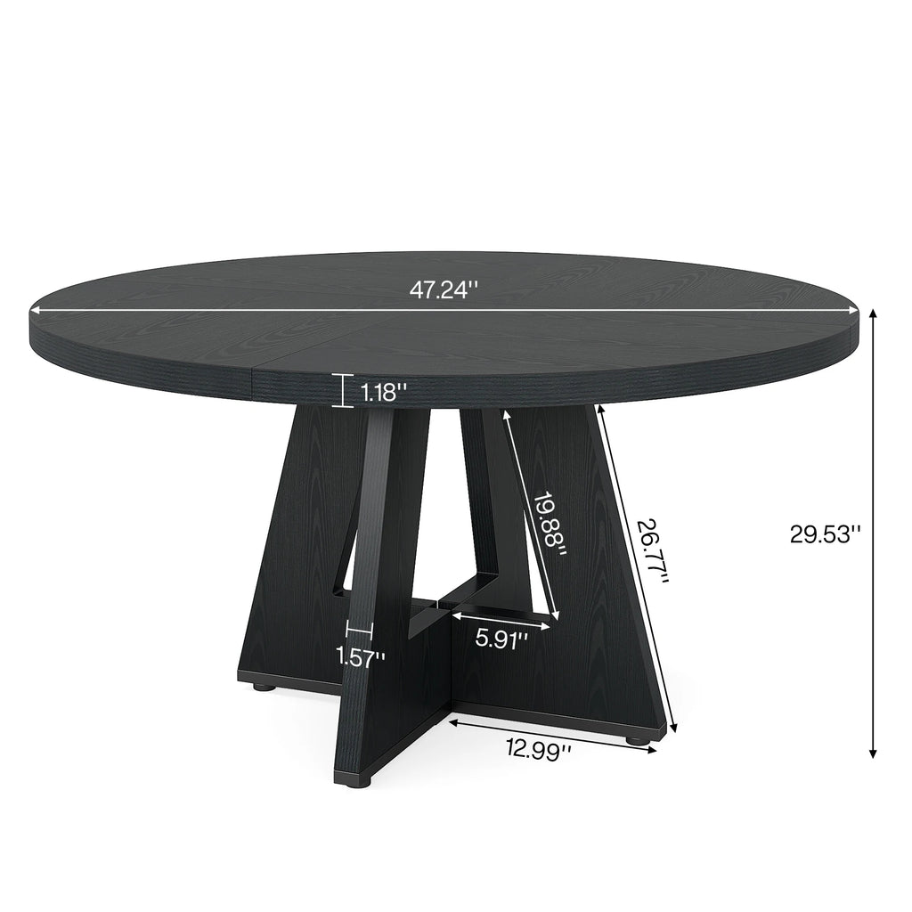Round Dining Table for 4