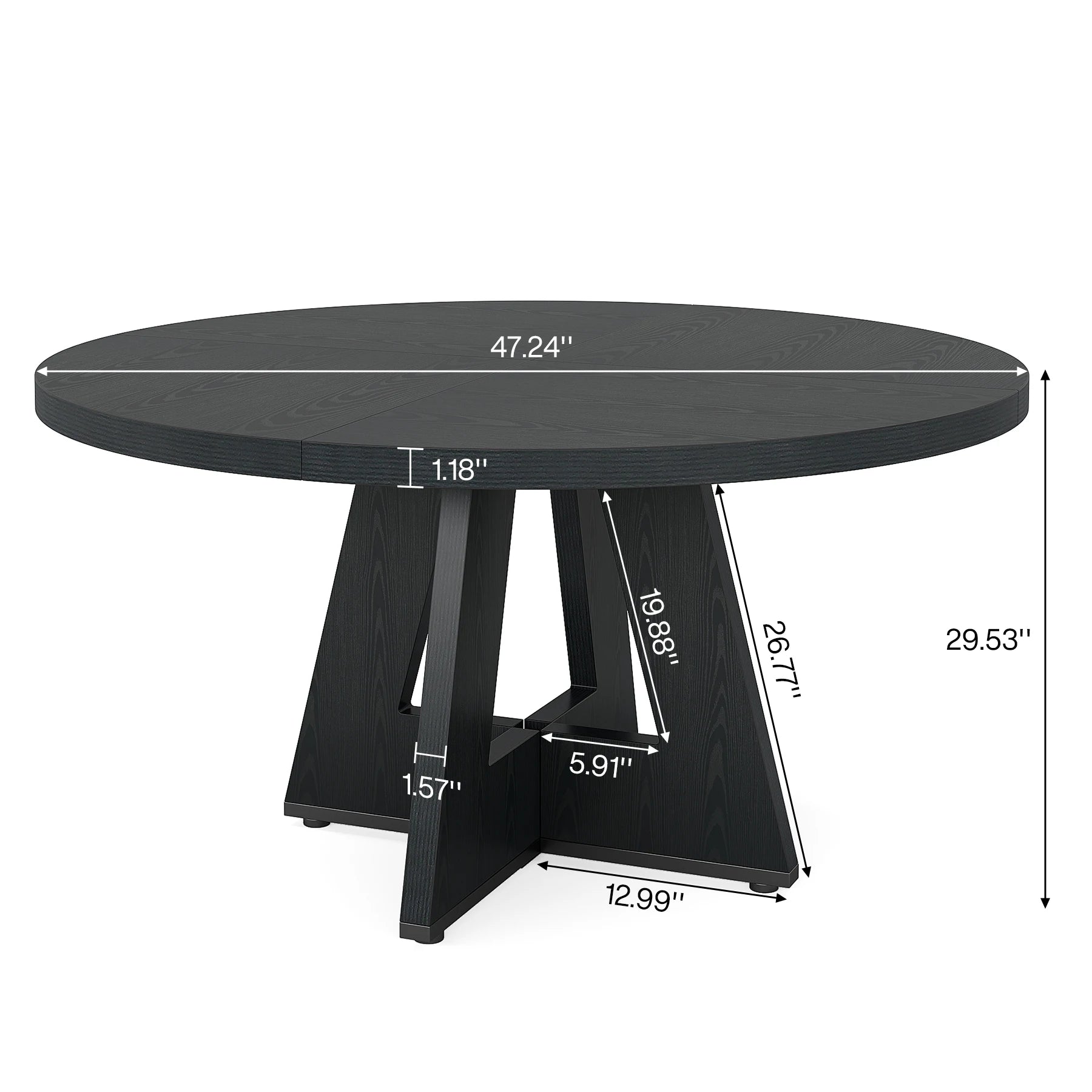 Round Dining Table for 4