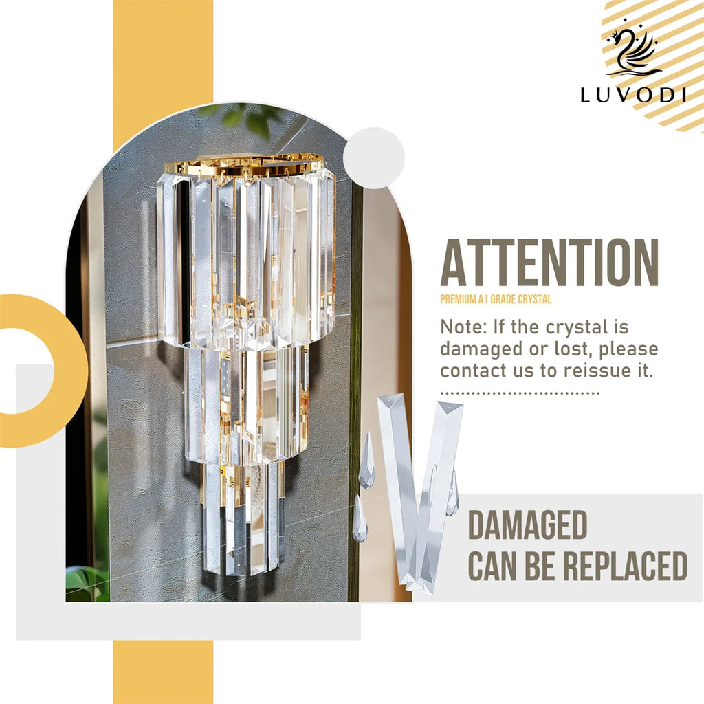 Modern Crystal Wall Lamp