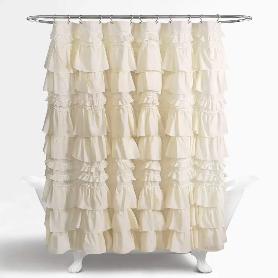 Ruffled Shower Curtain