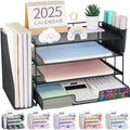 4-Tier Desktop File Organizer