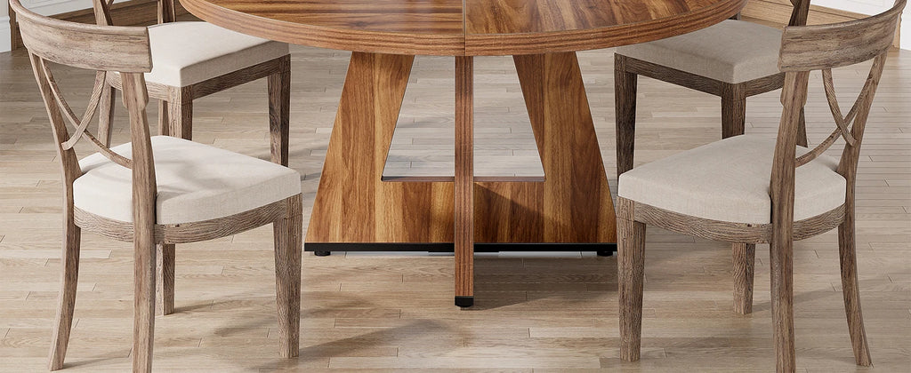 Round Dining Table for 4