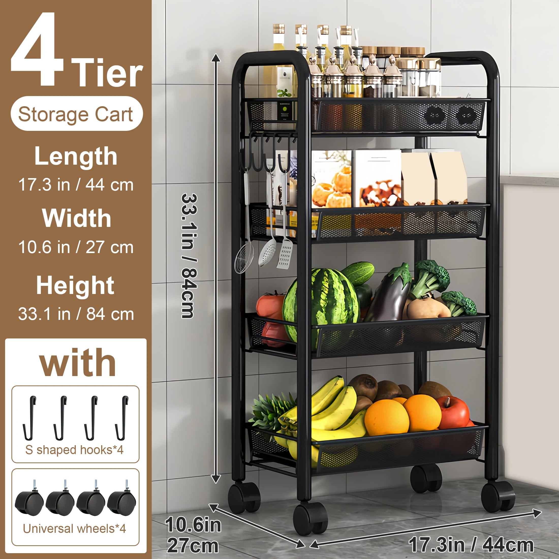 Multilayer Kitchen Storage Rack