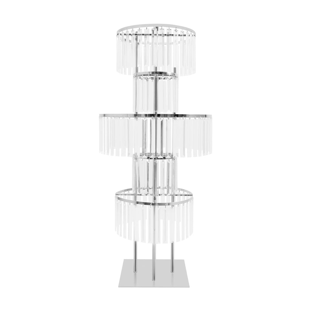 2PCS 5-tier Crystal Flower Stand