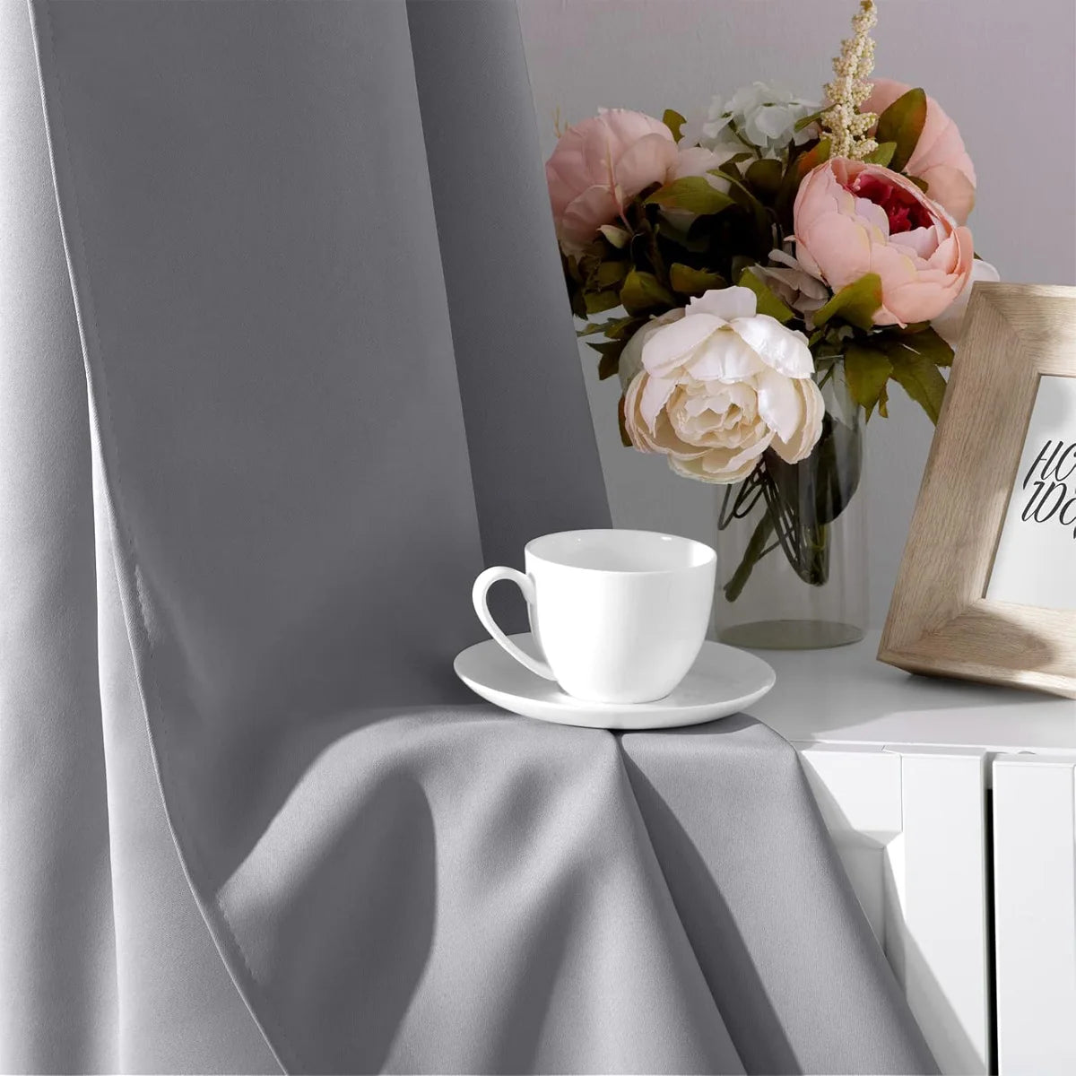 4 Panles Thermal Insulated Blackout Curtains