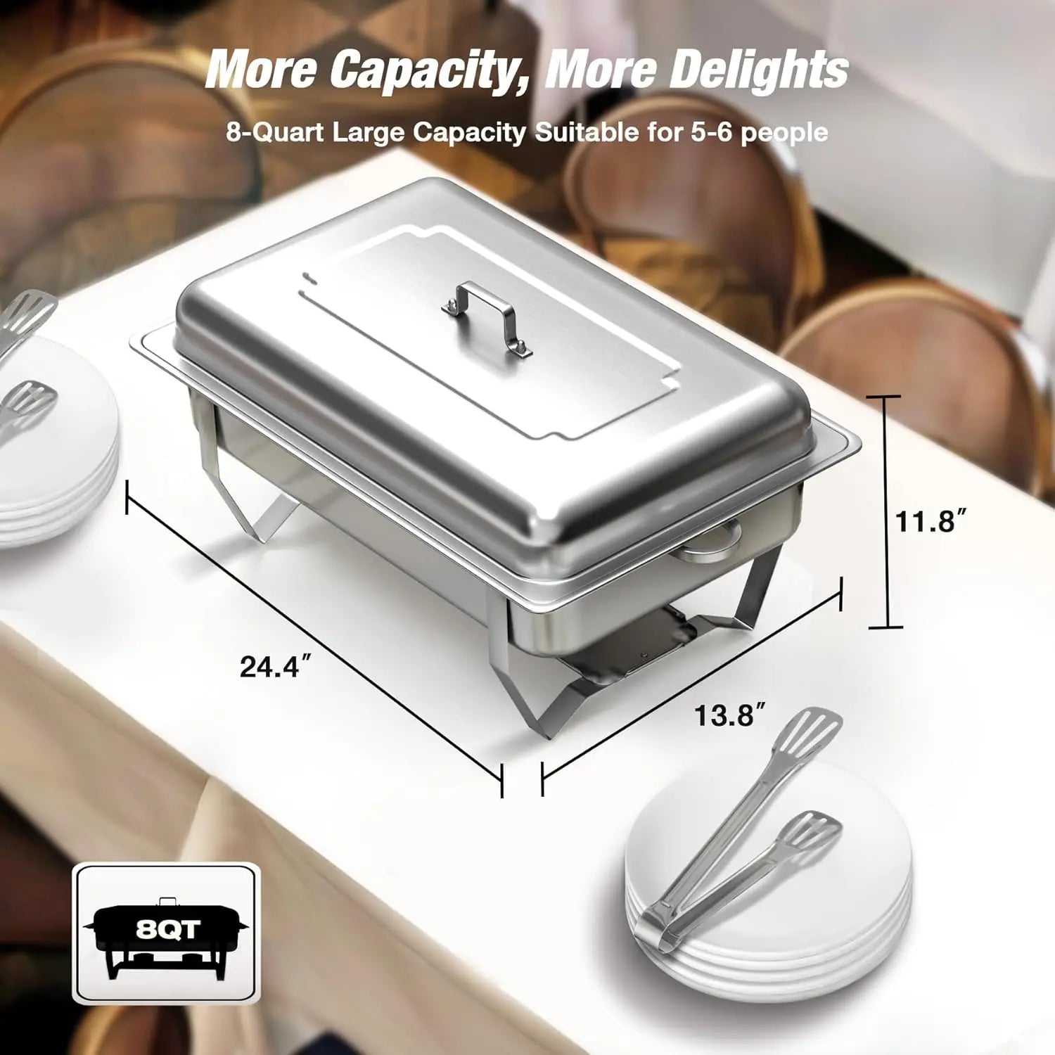 Chafing Dish Buffet Set Stainless Steel